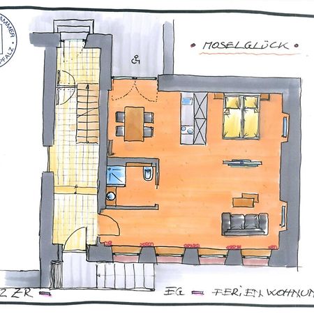 Апартаменты Moselloft Цельтинген-Рахтиг Экстерьер фото