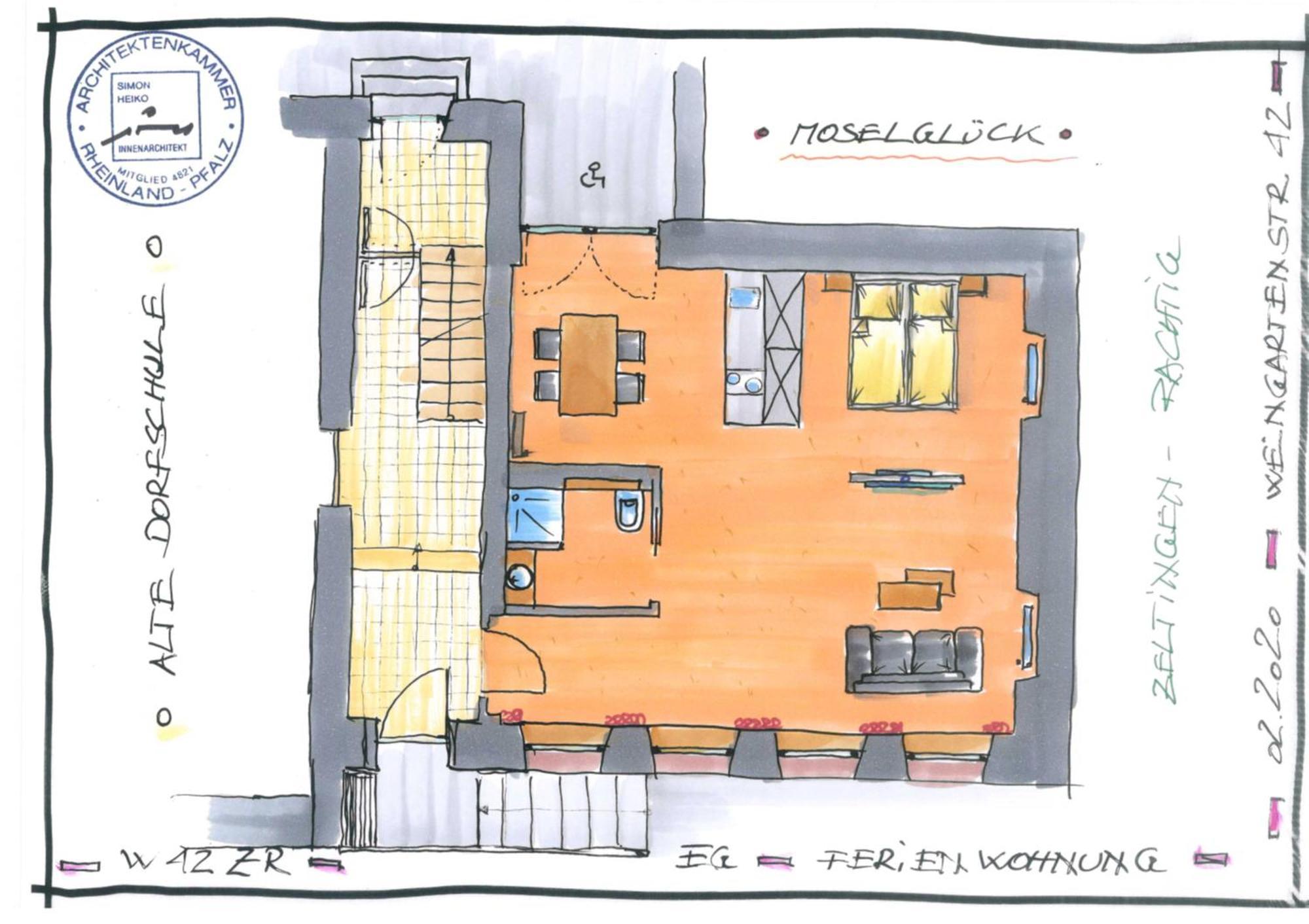 Апартаменты Moselloft Цельтинген-Рахтиг Экстерьер фото