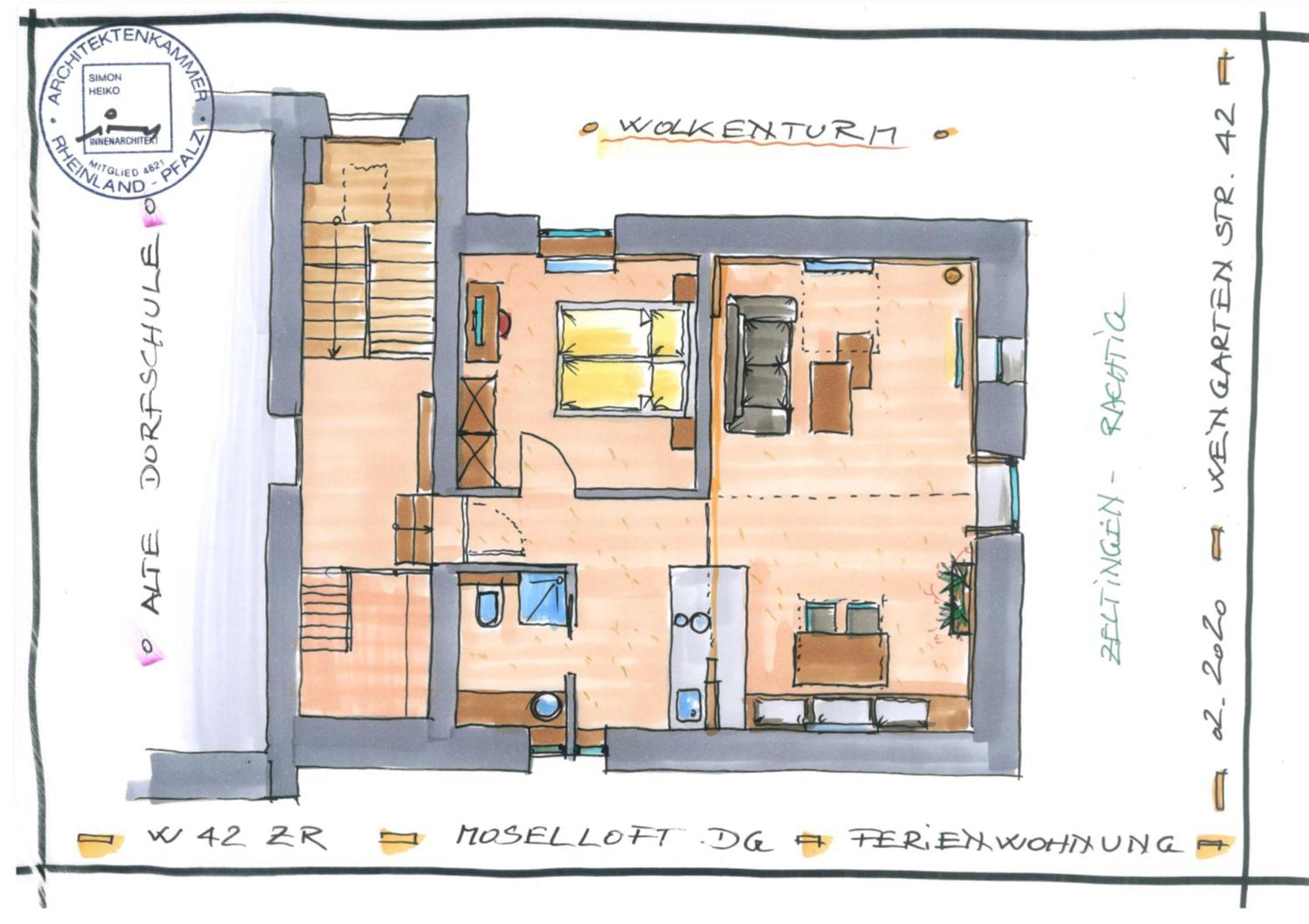 Апартаменты Moselloft Цельтинген-Рахтиг Экстерьер фото